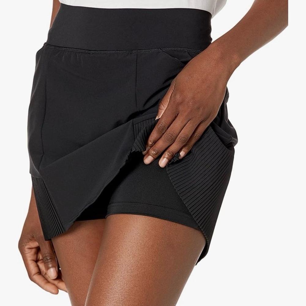 adidas Women's Sport Performance Primegreen Tennis Golf Black Skort Sz. XL - Picture 3 of 14